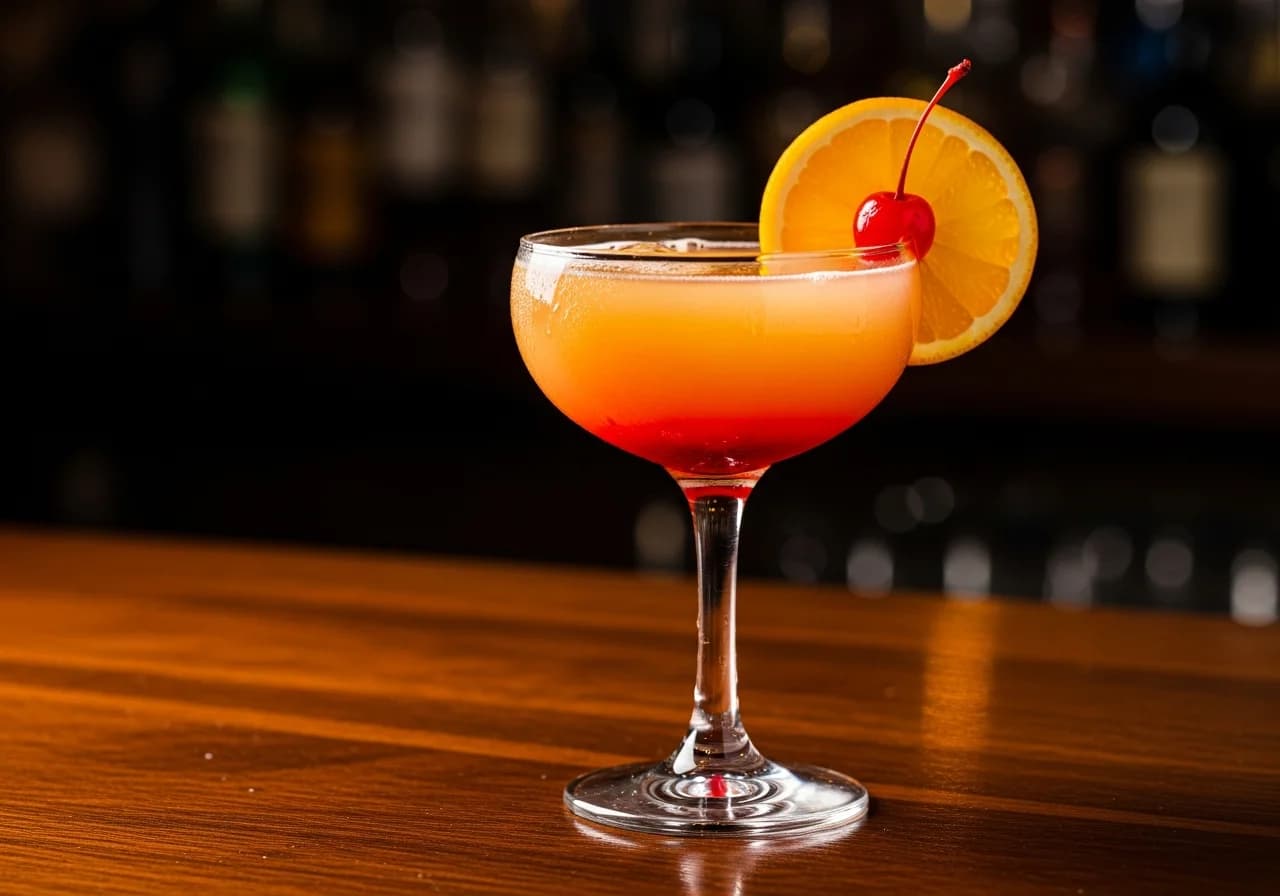 Tequila Sunrise Drink - Tequila/Mezcal cocktail recept